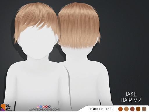 Jake Hair from Red Head Sims