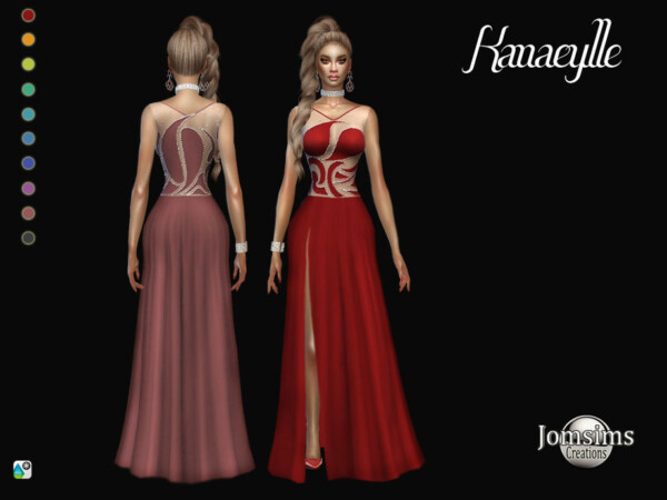 Kanaeylle dress by jomsims from TSR