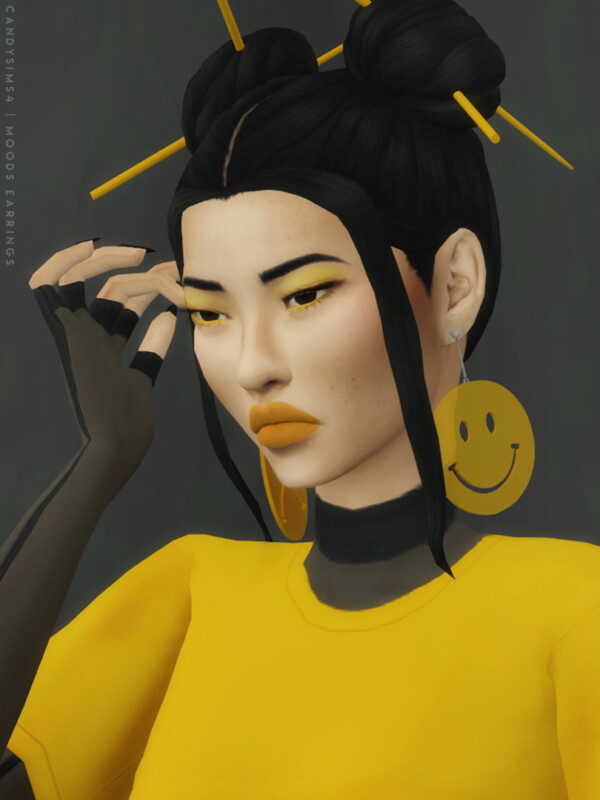 MOODS EARRINGS from Candy Sims 4