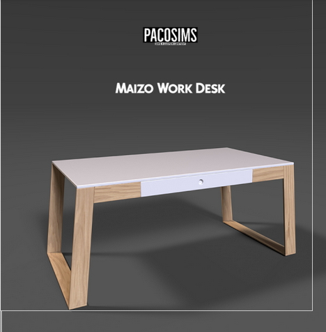 Maizo Work Desk from Paco Sims