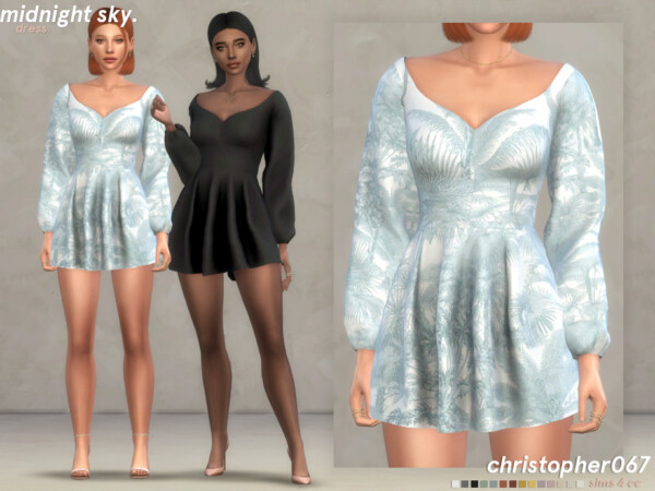 Midnight Sky Dress by Christopher067 from TSR