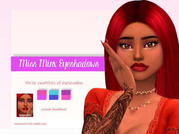Miss Minx Eyeshadows by LadySimmer94 from TSR