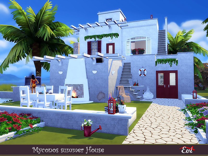 Myconos summer house by evi from TSR