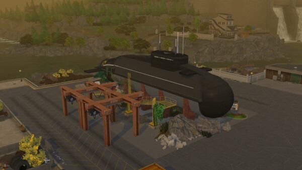 Nautilus] submarine No CC by PinkCherub from Mod The Sims
