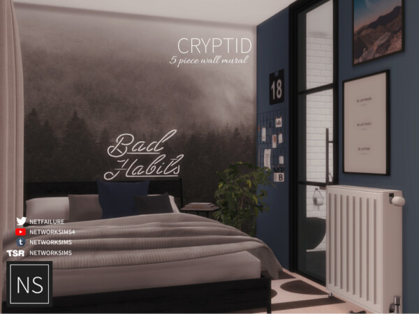 Cryptid Wall Mural by Networksims from TSR
