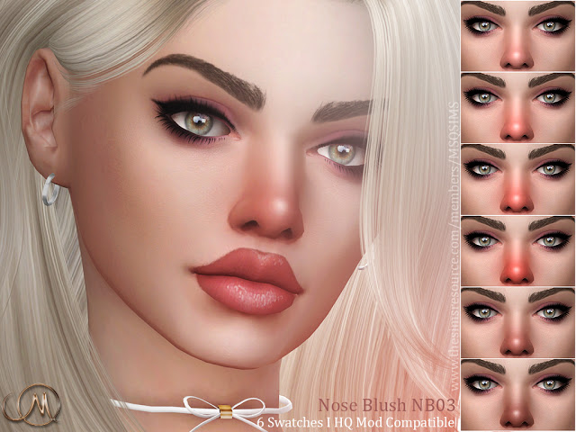 Nose Blush NB03 from MSQ Sims • Sims 4 Downloads