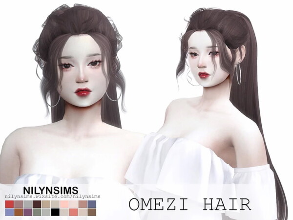 Omezi Hairstyle from Nilyn Sims 4
