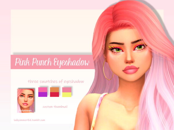 Pink Punch Eyeshadow by LadySimmer94 from TSR