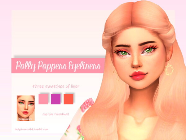 Polly Poppers Eyeliners by LadySimmer94 from TSR