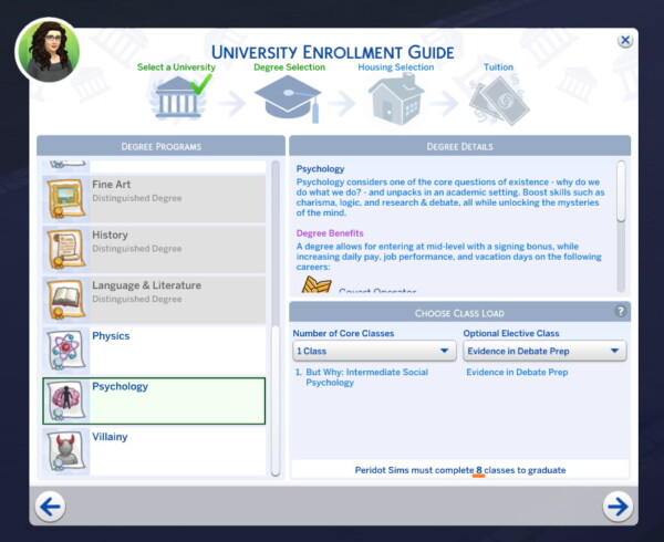 Shorter University Degrees by peridew from Mod The Sims