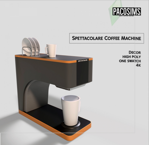 Spettacolare Coffee Machine Decor from Paco Sims