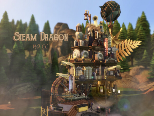 Steam Dragon House by VirtualFairytales from TSR