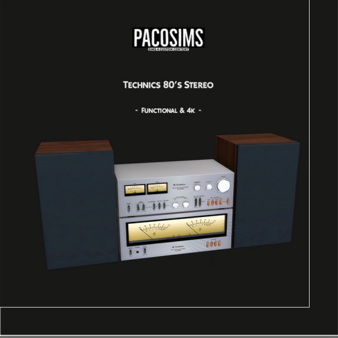 Technics 80’s Stereo Functional from Paco Sims