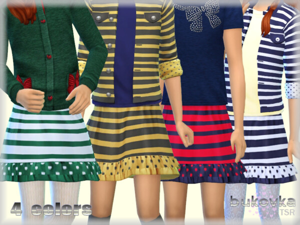 Striped Skirt by bukovka from TSR