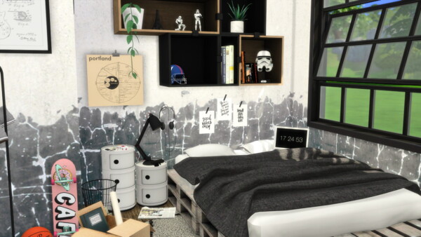 Teenage Bedroom from Models Sims 4