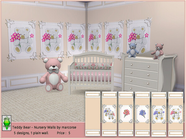 Teddy Bear Nursery Walls by marcorse from TSR