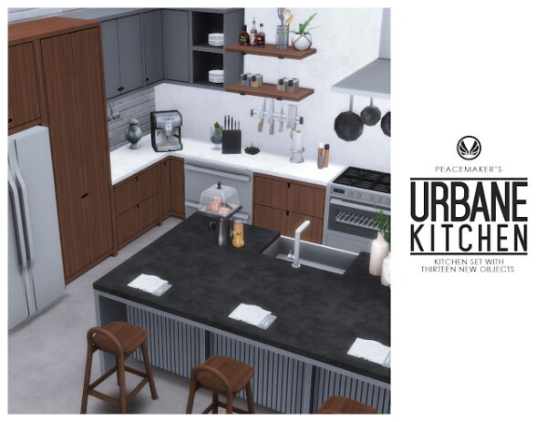 Urbane Kitchen from Simsational designs
