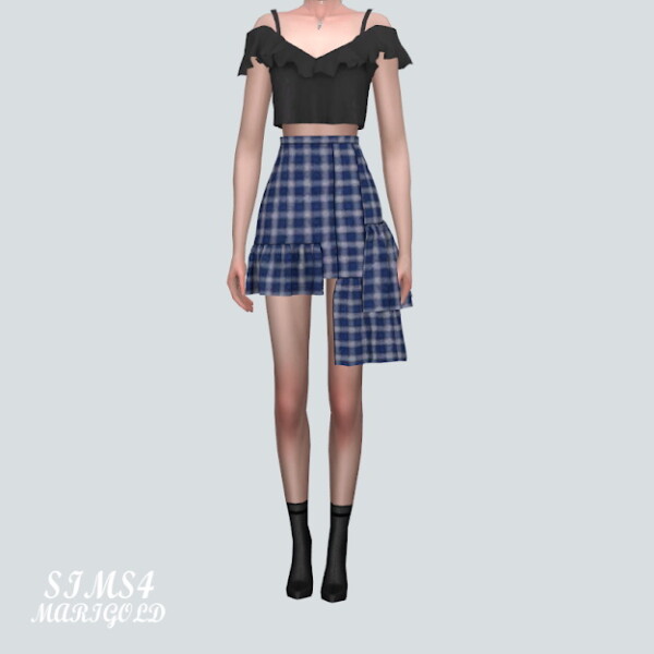 V Mini Skirt V2 from SIMS4 Marigold