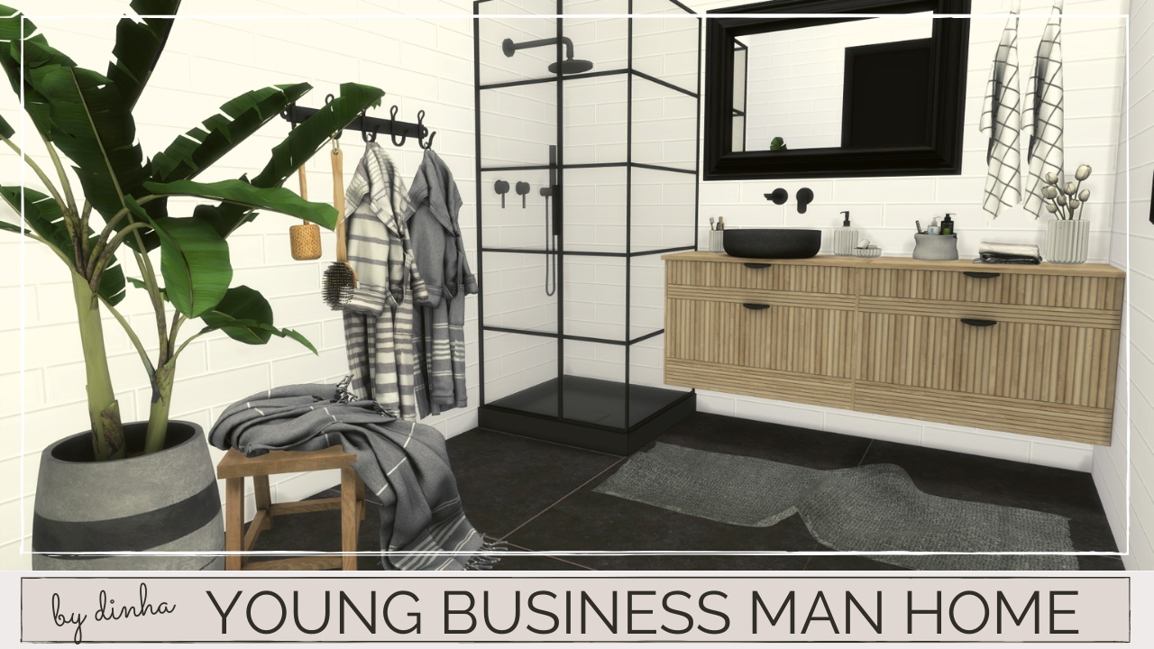 Young business man home from Dinha Gamer