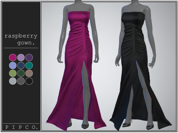 Raspberry Gown by Pipco from TSR