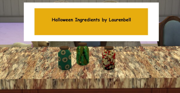 Creepy Halloween Ingredients  by Laurenbell2016 from Mod The Sims
