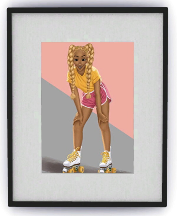 Pincess Kay Paintings from Pop Sims Culture