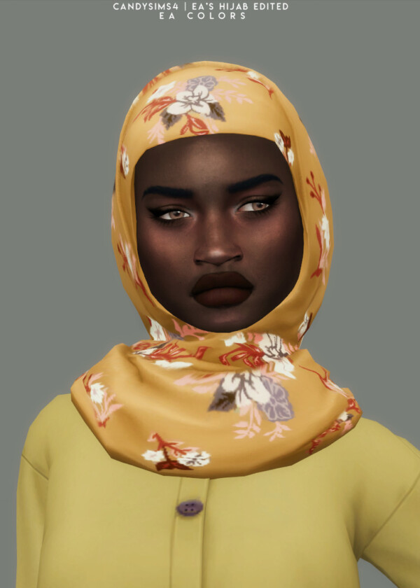 Hijab retextured from Candy Sims 4 • Sims 4 Downloads