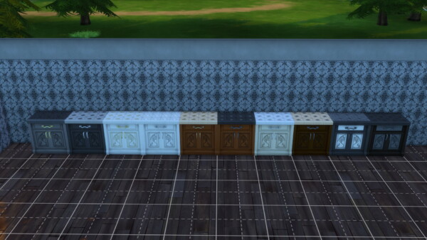 No Backsplash Counters Add On Overrides by Black Shadow from Mod The Sims