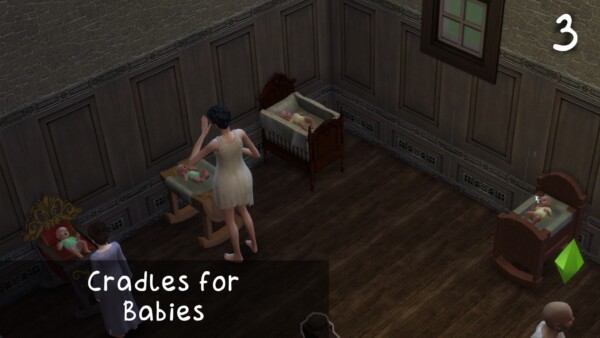 Cradles for Babies by Zazarus from Mod The Sims