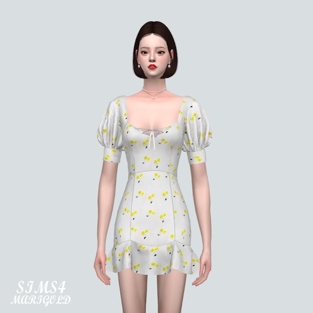 55 A Mini Dress from SIMS4 Marigold • Sims 4 Downloads