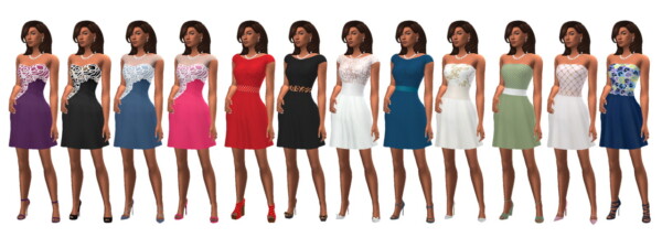 Party Dress from Sims 4 Sue