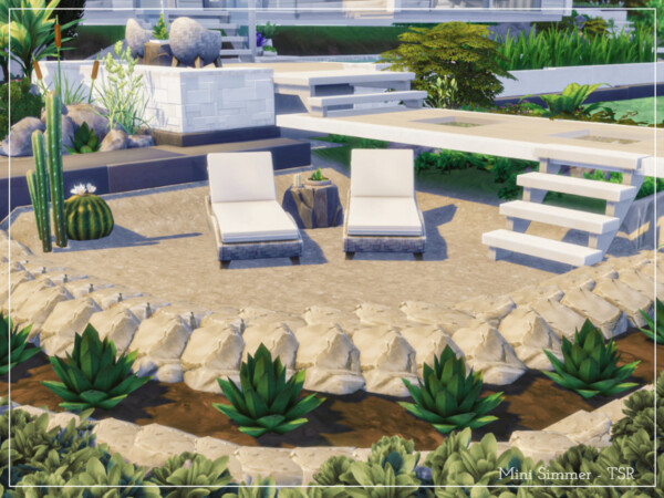 Ultra Modern White Home by Mini Simmer from TSR
