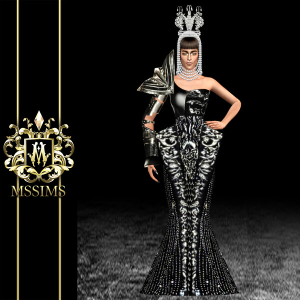 Joan Of Arc Dress and Headpiece from MSSIMS