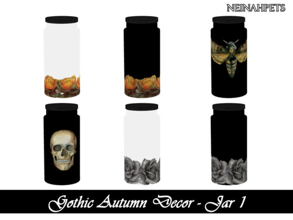 Gothic Autumn Decor by neinahpets from TSR