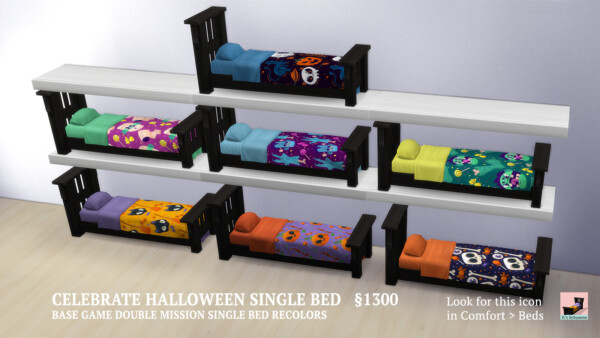 Single and Toddler Beds by  ImSuanne from Mod The Sims