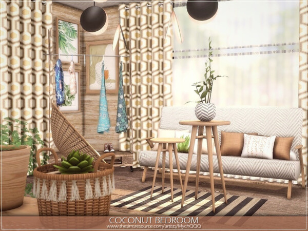 Coconut Bedroom by MychQQQ from TSR