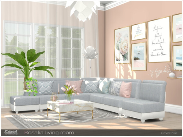 Rosalia livingroom furniture from Sims by Severinka