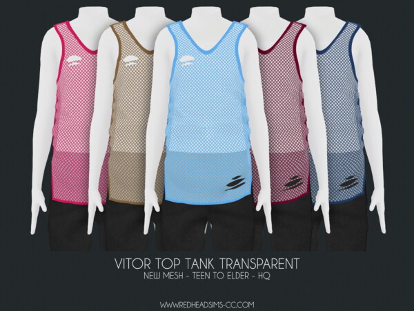 Vitor Tank Top from Red Head Sims