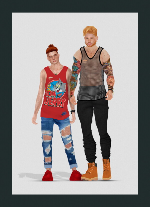 Vitor Tank Top from Red Head Sims