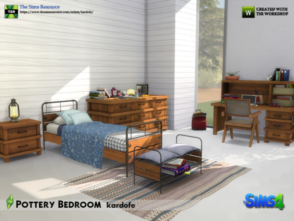Pottery Bedroom by kardofe from TSR