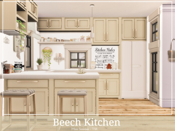 Beech Kitchen by Mini Simmer from TSR