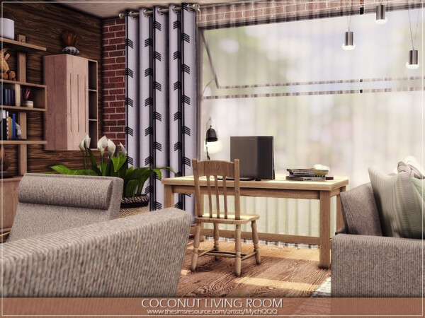 Coconut Living Room by MychQQQ from TSR