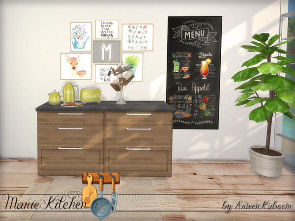 Marie Kitchen Decor by ArwenKaboom from TSR