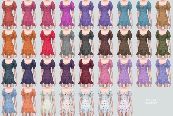 55 A Mini Dress from SIMS4 Marigold
