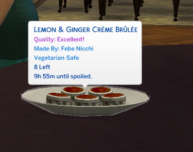 Lemon and Ginger Creme Brulee by RobinKLocksley from Mod The Sims