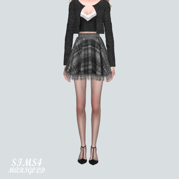 21 Flare Mini Skirt V2 from SIMS4 Marigold