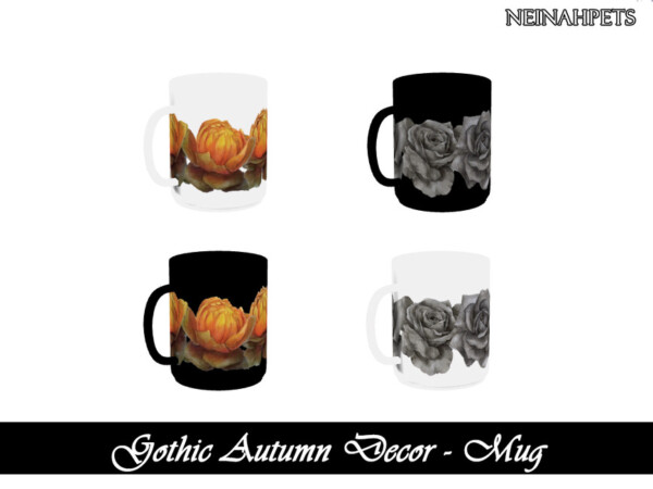 Gothic Autumn Decor by neinahpets from TSR