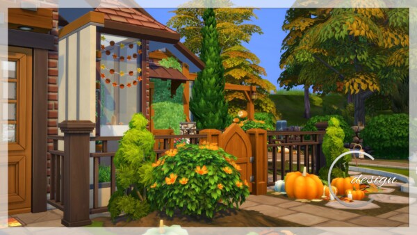 Little Pumpkin House from Cross Design