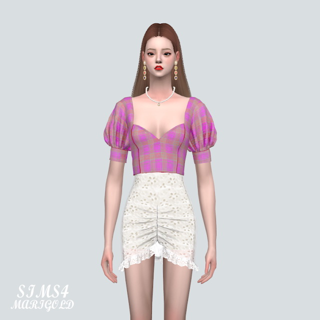 55 A Blouse V2 from SIMS4 Marigold • Sims 4 Downloads