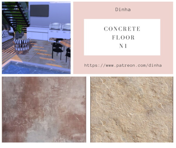 Concrete Floor N1 from Dinha Gamer